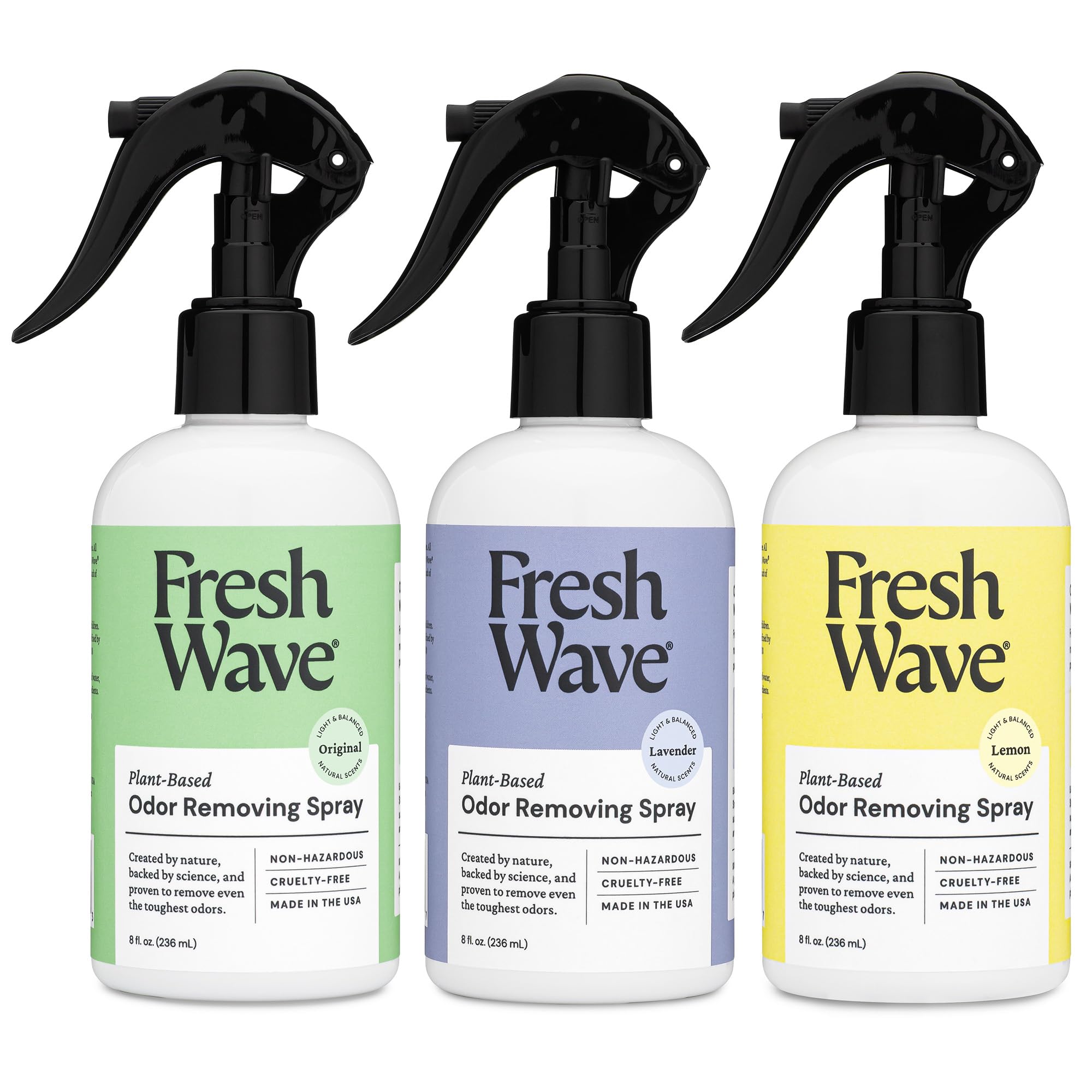 Fresh Wave Odor Removing Sprays Bundle 3 8 fl oz Sprays - Lavender Lemon Original