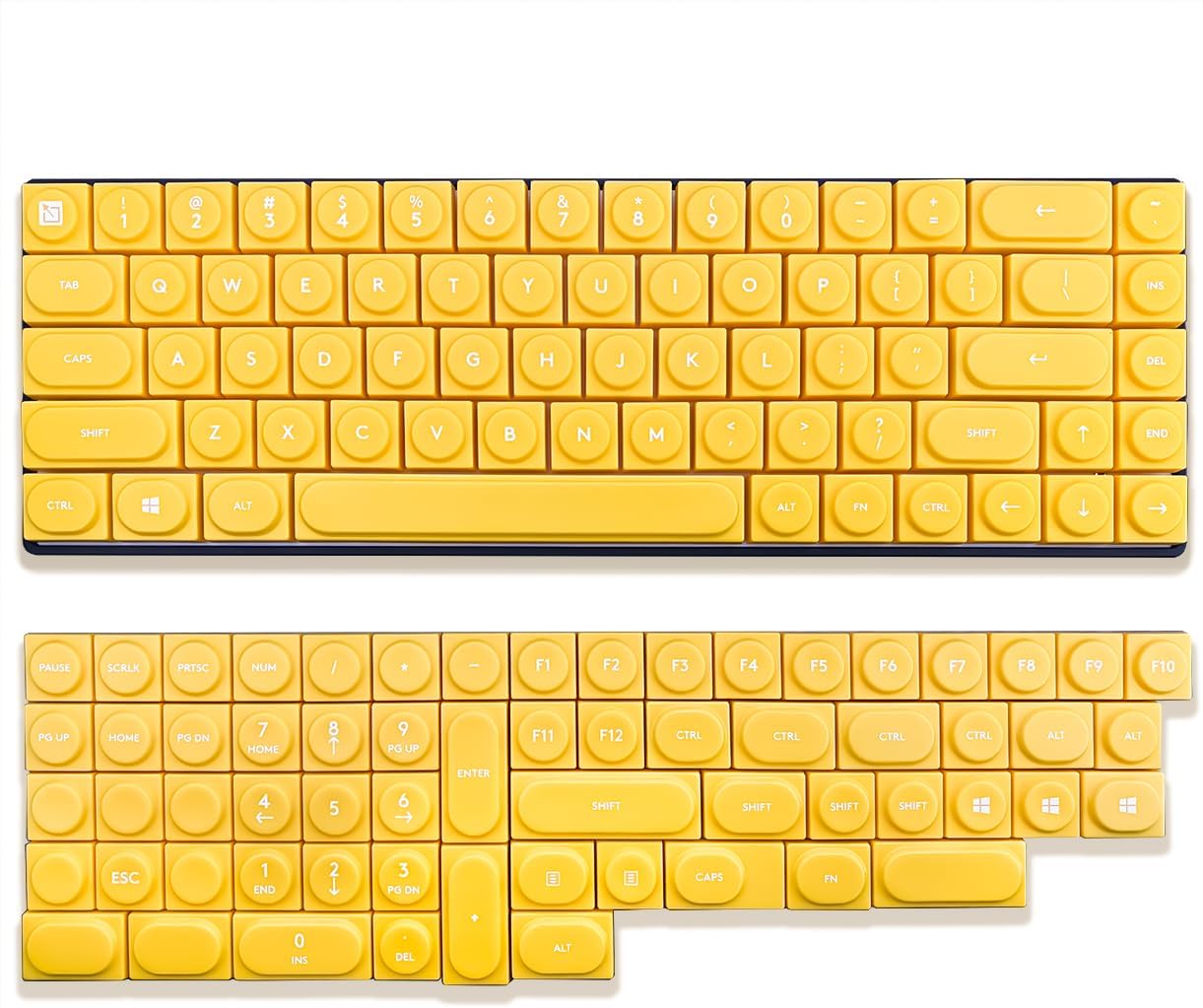 Low Profile Key Caps for Mx Mechanical Keyboard,Minimalist Aesthetic Custom Keycaps,PBT Material,Suitable for Cross axis Keyboards.(Egg Blue)