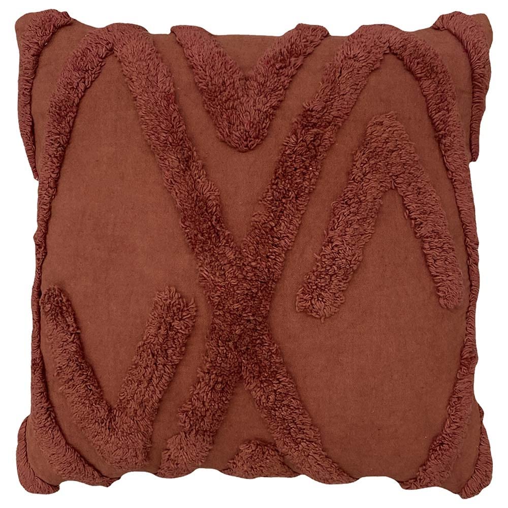 Geometric Square Cushion