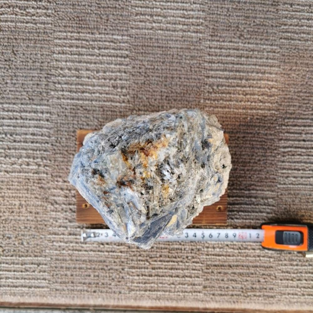 カイヤナイト原石4.1キロ鑑賞石石置物オブジェインテリア