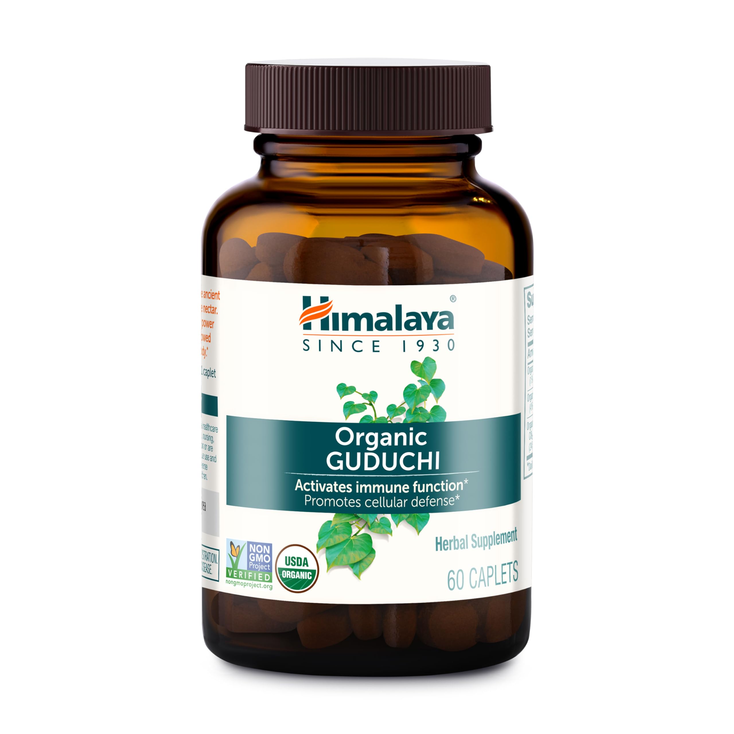 Himalaya USDA Organic Guduchi Supplement, 700 mg, 60 Caplets