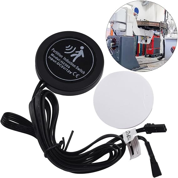 LED Cabinet Sensor Switch 12V-24V, Touch Dimmer for Non-Conductor Materials like Wood and Glass, 0.2A Rated Current, Simple Wiring for Wardrobe and Closet Lights(touch switch)