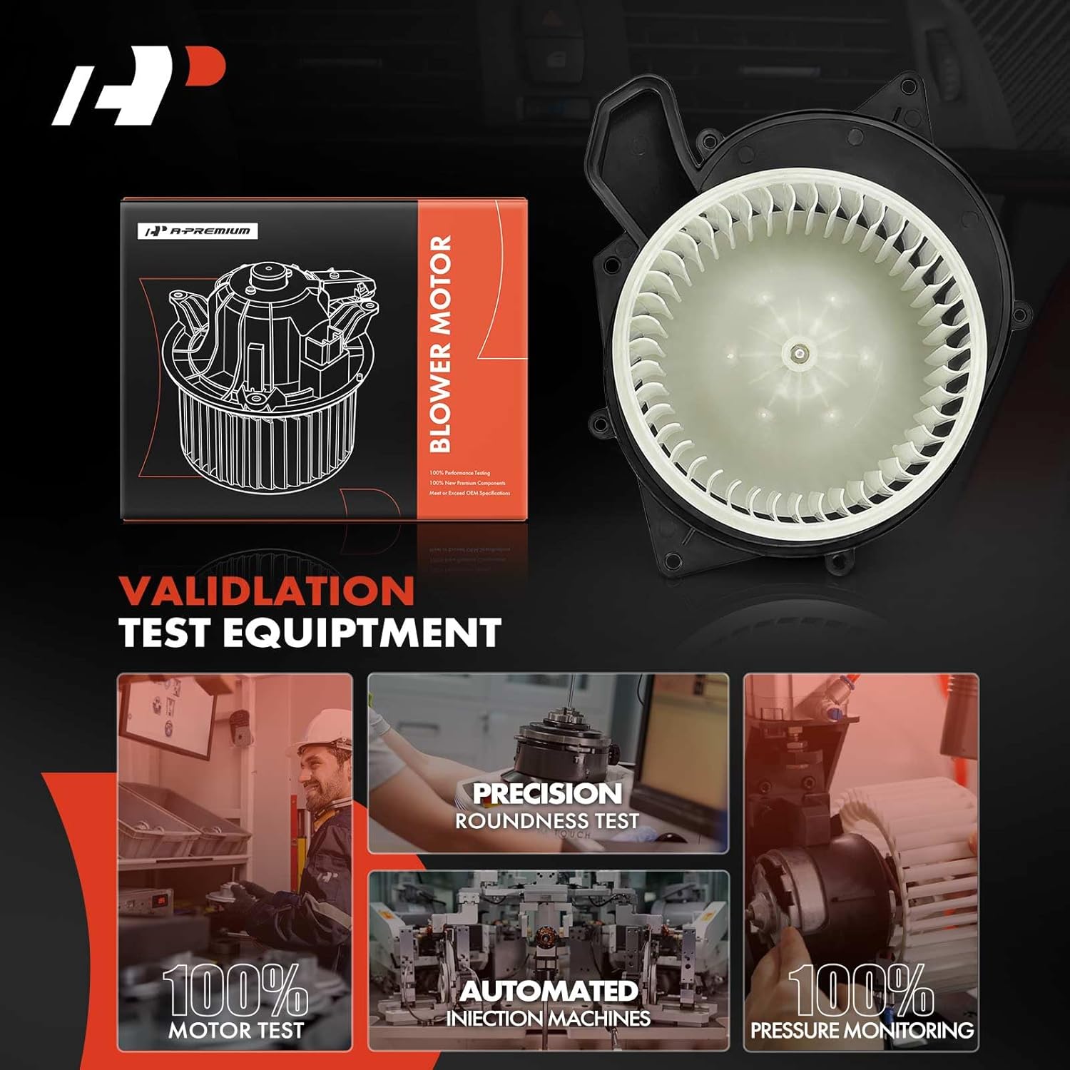 A-Premium Front HVAC Heater Blower Motor Compatible with Chrysler 300 2005-2007 & Dodge Charger 2006-2007, Magnum 2005-2007 - Replace# 5061091AB