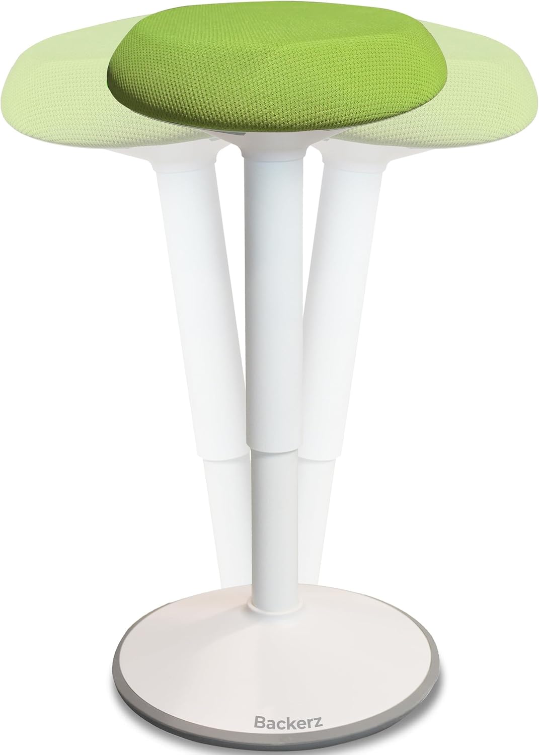 Standing Desk Stool Chair, Height Adjustable Stool 21-31 inch for Office and Classroom, Swivel seat, Anti-Slip Bottom Ergonomic Wobble Stool with Rocking Motion, Green