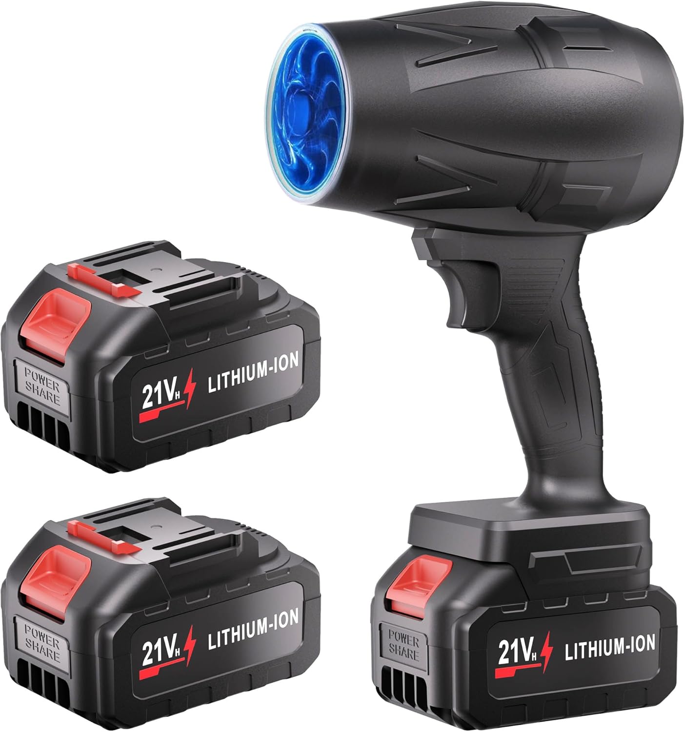 Product image of Cordless Leaf Blower, DAILYLIFE 130000RPM Electric Leaf Blower with 2 X 2.6Ah Batteries and Charge, Lightweight Leaf Blowers for Lawn Care, Patio Cleaning, Blowing Leaves and Dust