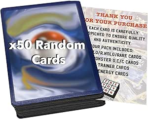 The Toy Box - 50 Random Pokemon Cards Bundle Includes Holos & Rares