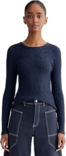Everlane Women's Everlane The Cozy Rib Long-Sleeve Tee