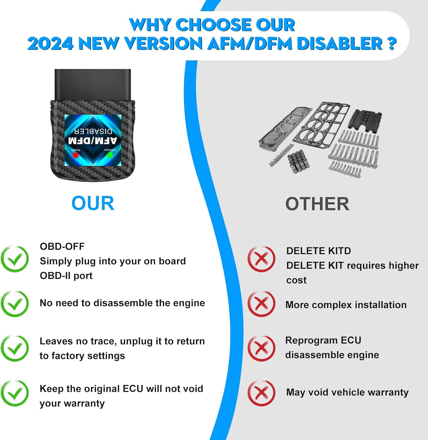 AFM Disabler Active Fuel Management Delete Disabler AFM / DFM Disabler