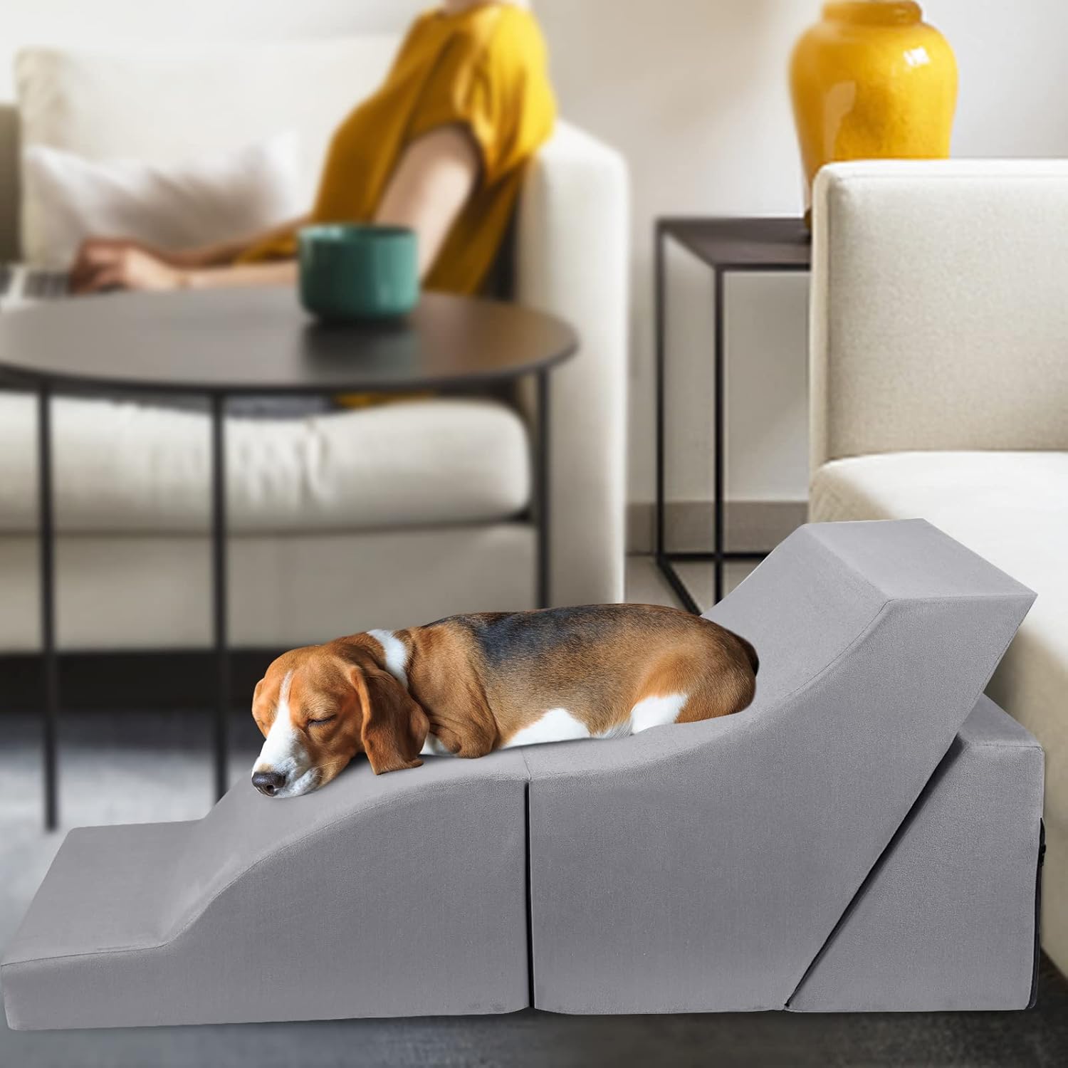 Hundetreppe für große und kleine Hunde, LitaiL Vielseitige Hunderampe