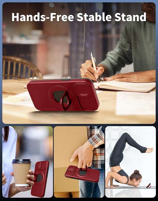 FRLMOOES for iPhone 12 / 12 Pro Case Magnetic with Kickstand + Camera Cover by FRLMOOES - Used condition - Image 7