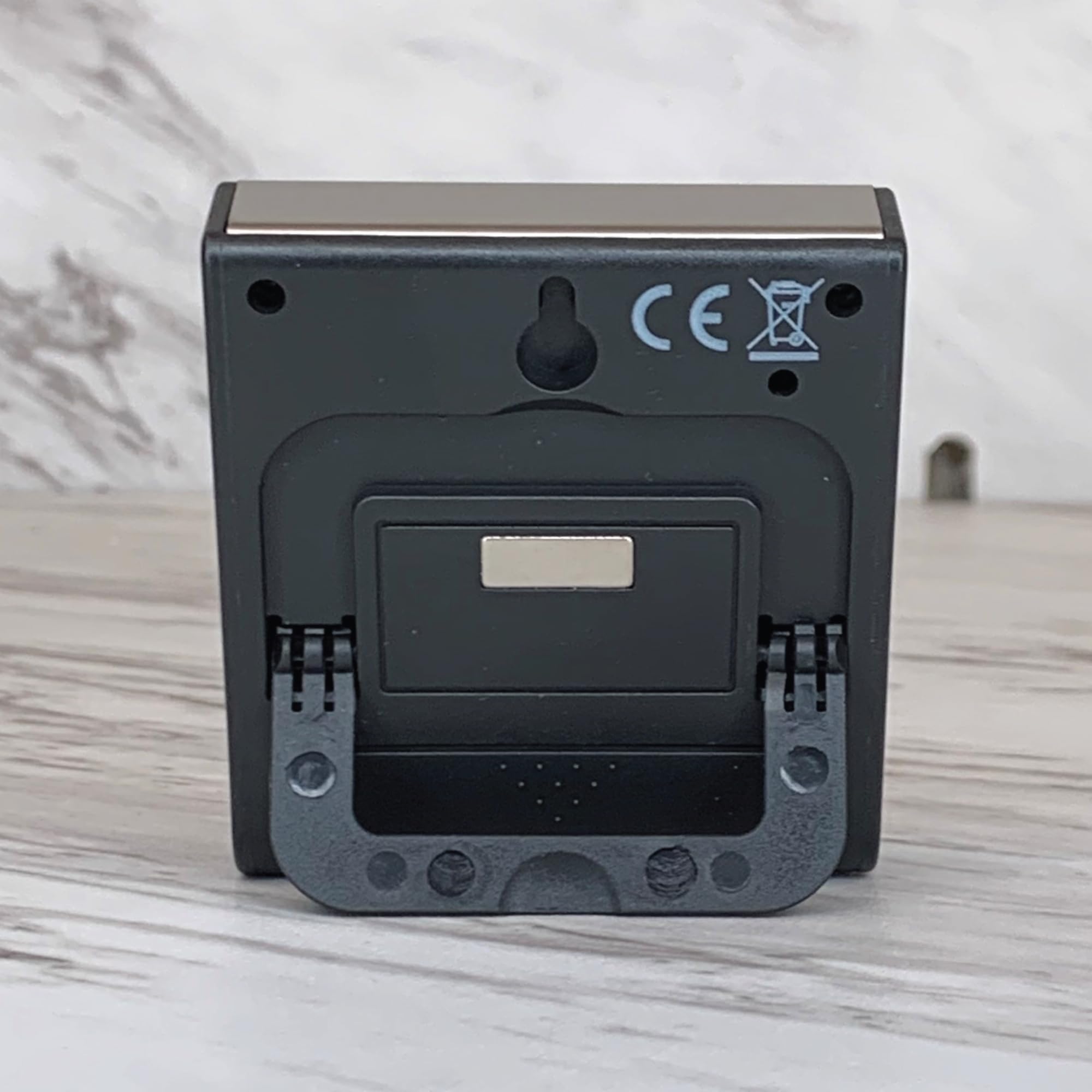 Temporizador digital de cocina de acero inoxidable de alta calidad, parte trasera magnética ultra fuerte, soporte de escritorio plegable, configuración de un solo toque sin esfuerzo, alarma extra