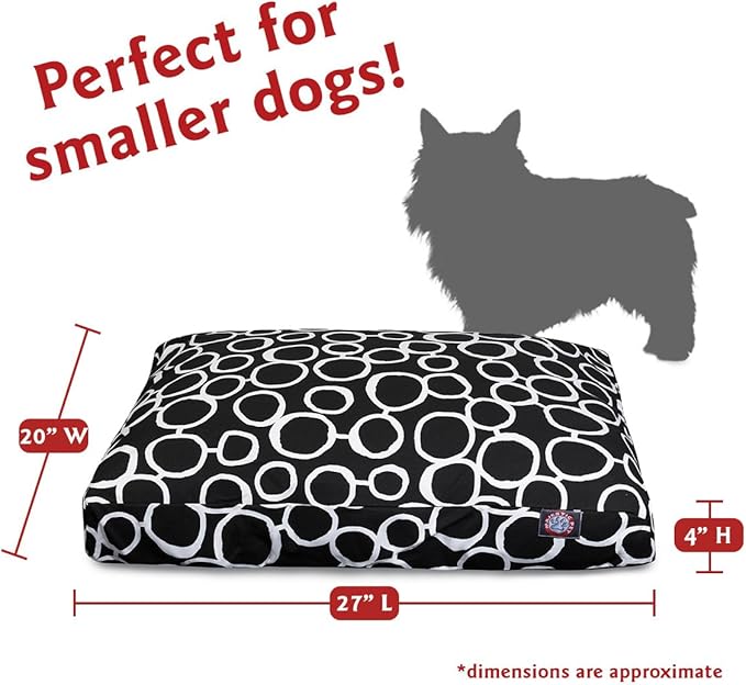 Cama para Perro Pequeña Rectangular 68cm Lavable miniatura 3