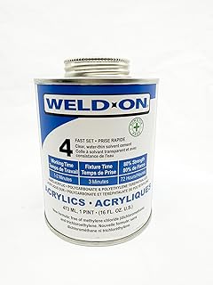 Weld-On 4 Pint, DCM & TCE Free Formula, Acrylics Adhesive