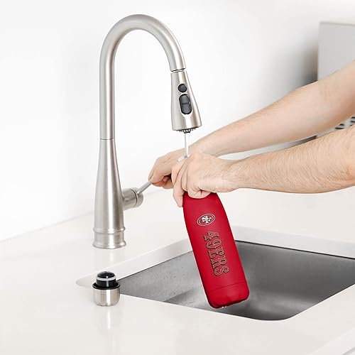 Miniatura 4 de FOCO NFL - Botella de agua unisex para adultos con logotipo de equipo de la NFL