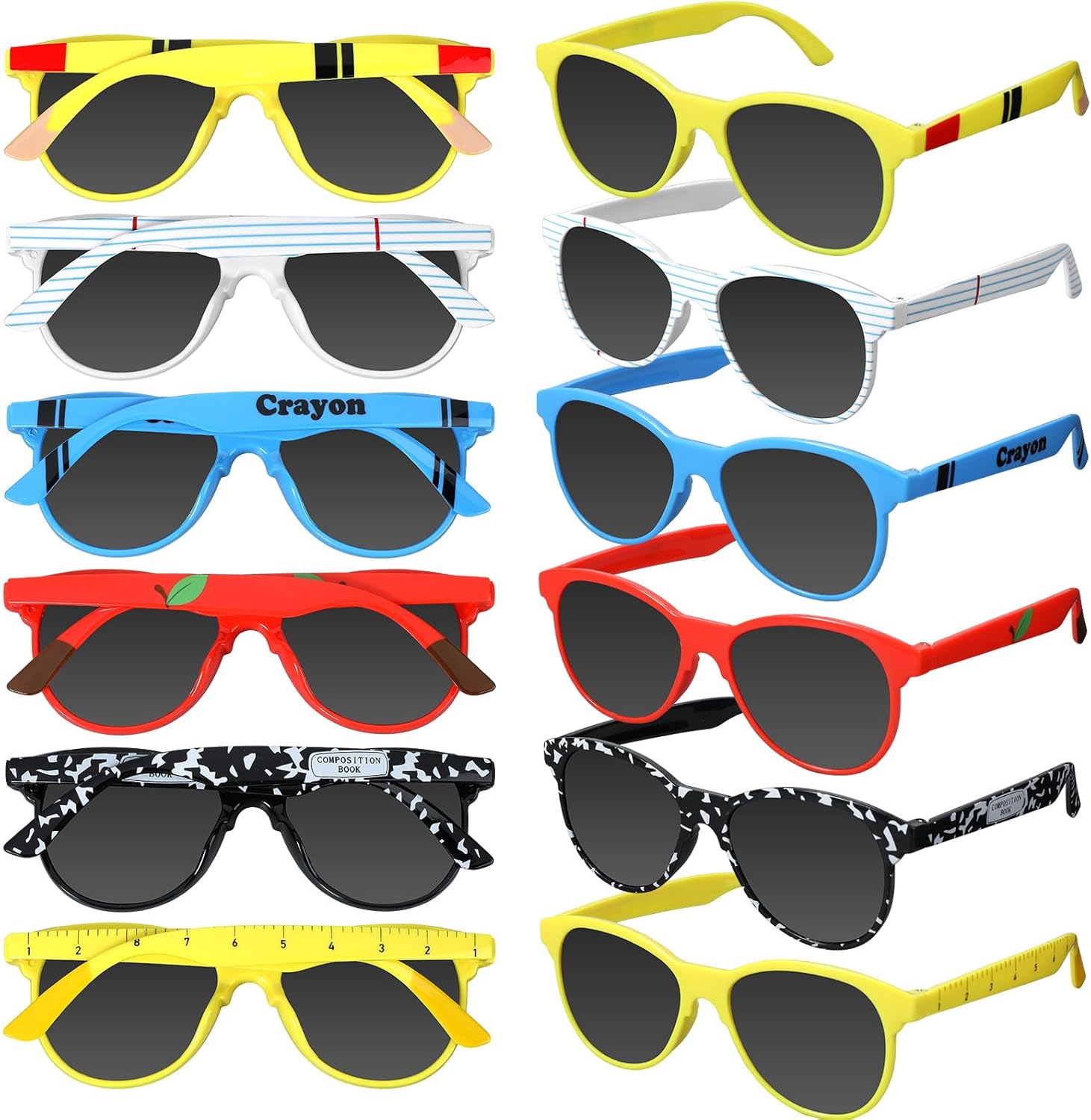 Copkim Teacher Appreciation Glasses Gifts Bulk Graduation End of Year Crayon Party Favors Class of 2026 Gift