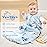 Yoofoss Baby Sleep Sack 0-6 Months, TOG 2.5 Baby Wearable Blanket with 2-Way Zipper, 100% Organic Cotton Fabric Winter Newborn Sleeping Sack, Warm Soft Comfy