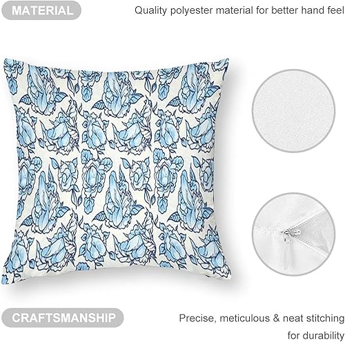 Miniatura 3 de Fundas de almohada con estampado de flores de pene, funda de cojín cuadrada de doble cara impresa para el hogar, sofá, automóvil, decorativo