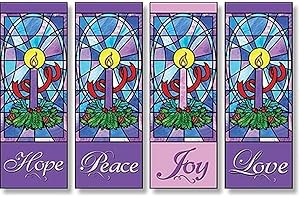X-banners: Advent Set of 4