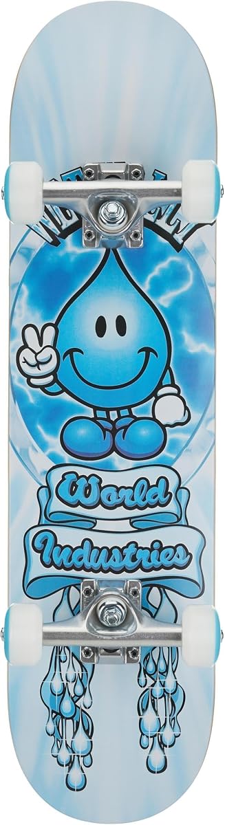 World Industries Skateboard Complete Wet Willy Icon 7.25" x 29.2" Ready to Ride