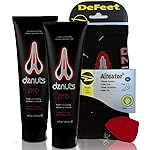dznuts - Men\'s Pro Chamois Cream - Anti-Chafing for Saddle Sores and Inner Thigh Friction, Cyclists, Runners, Triathletes - 2 Pack + Socks