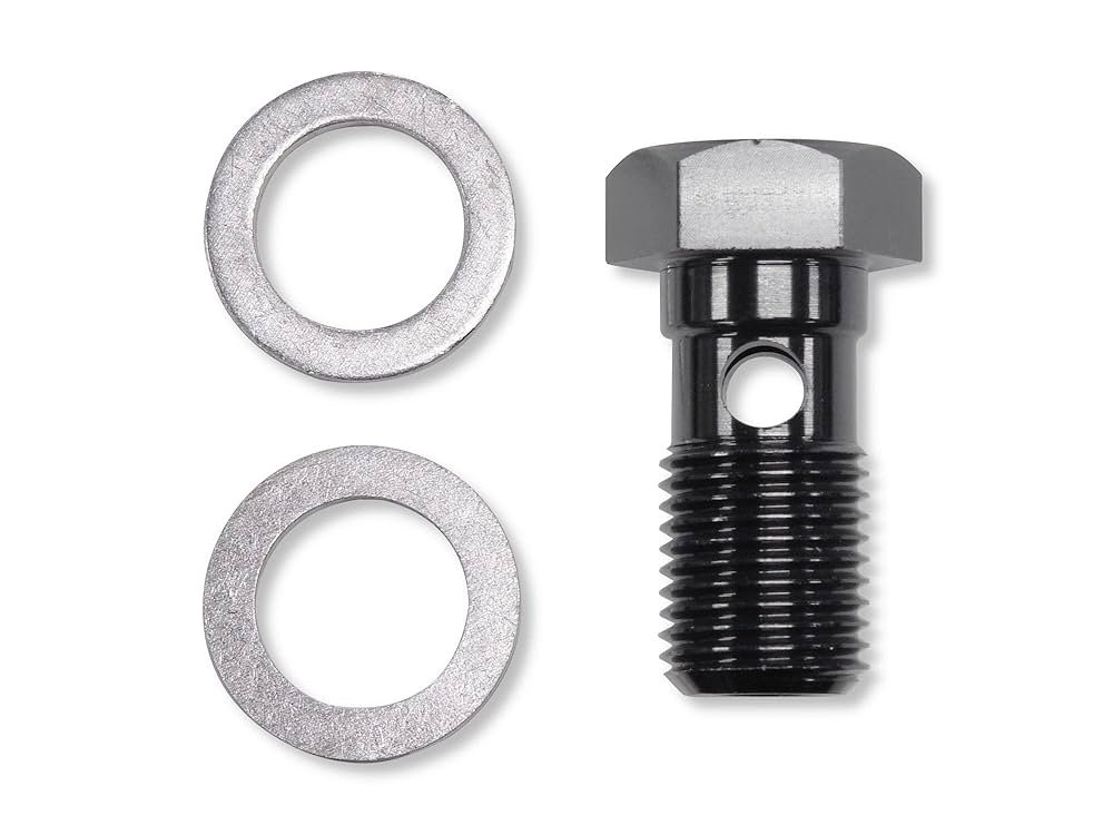 Amazon.co.jp: グリメカ対応バンジョーボルト 10mm×1.0 ブラック