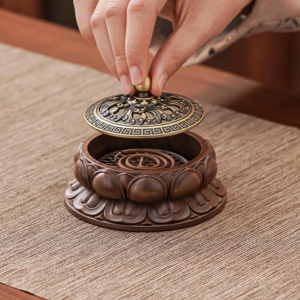 Quemador de incienso de cascada, adorno chino de alta gama para ceremonia de té, quemador de incienso de madera de agar, quemador de aromaterapia budista, quemador de incienso de reflujo