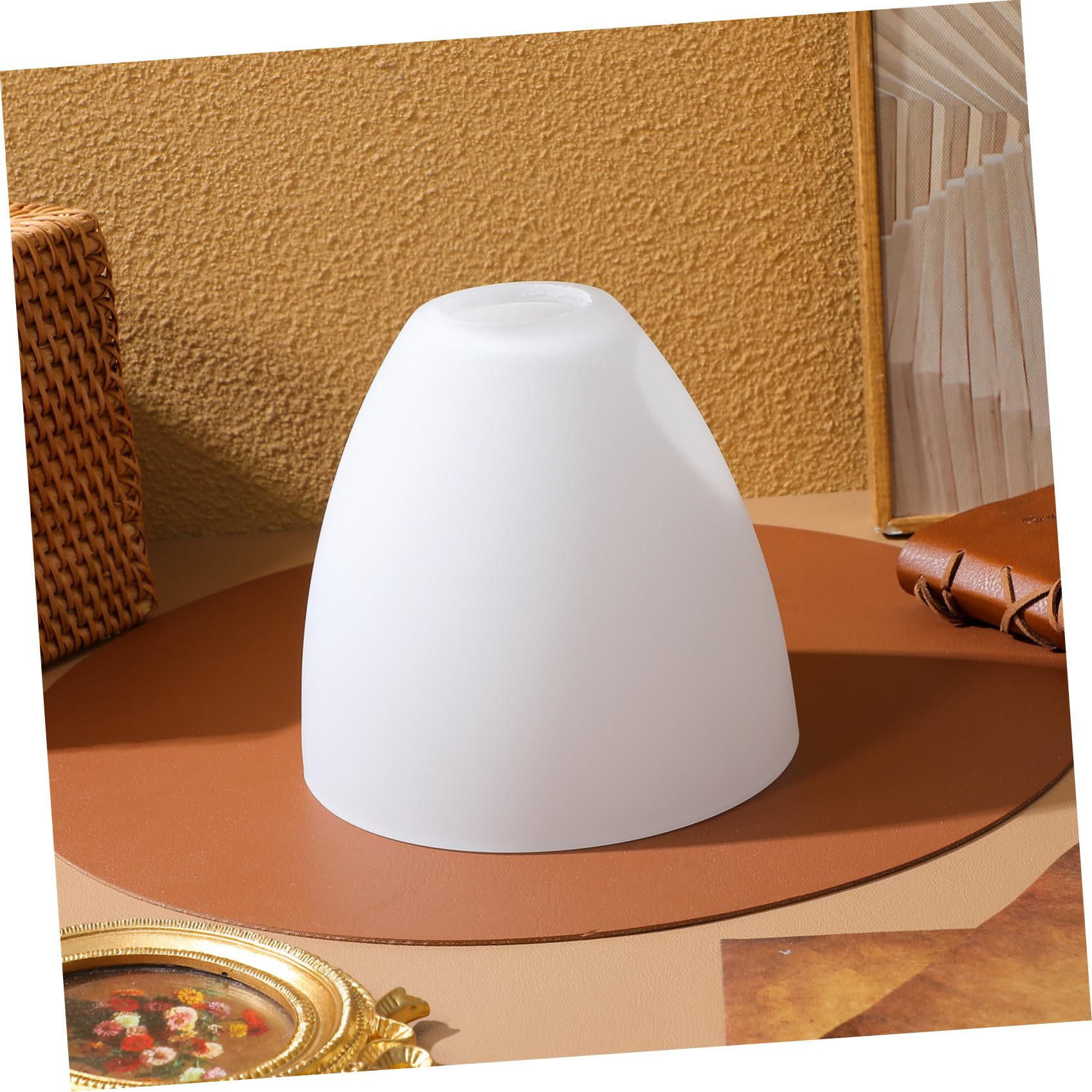 Milchglas Lampenschirm E27 Weiß Lampenabdeckung Lichtschirm Für Zuhause Ersatz Glas Für Hängelampe Modernes Design Wohnräume