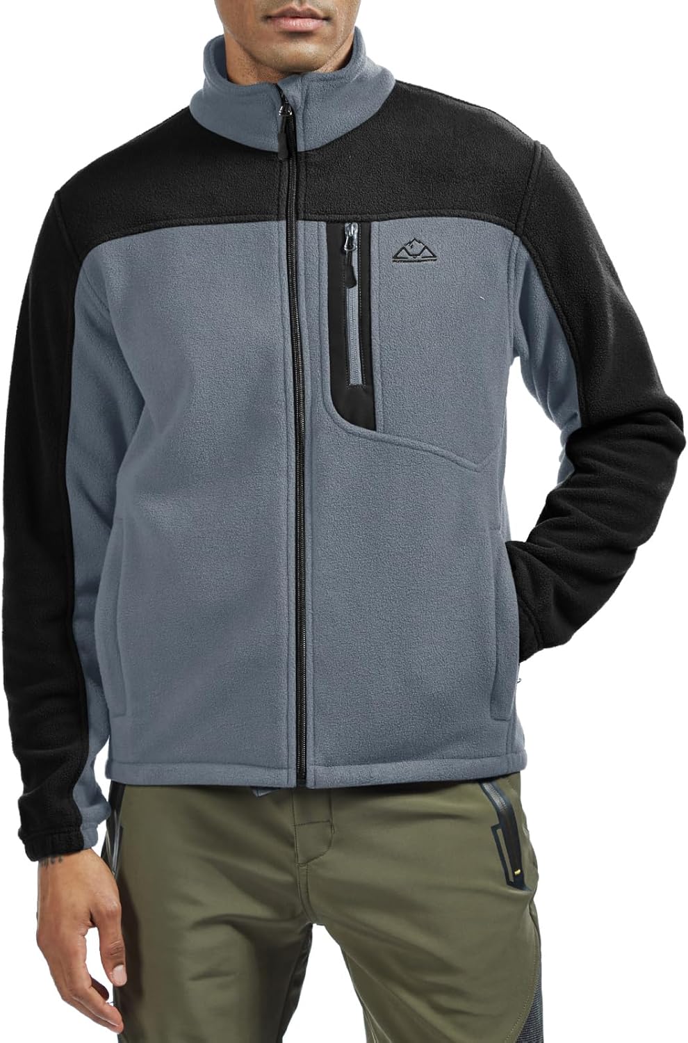 TBMPOY Men's Fleece Jackets Lightweight Full-Zip Fall Jacket Warm Winter Coats Outdoor Hiking with Pockets - Image 6