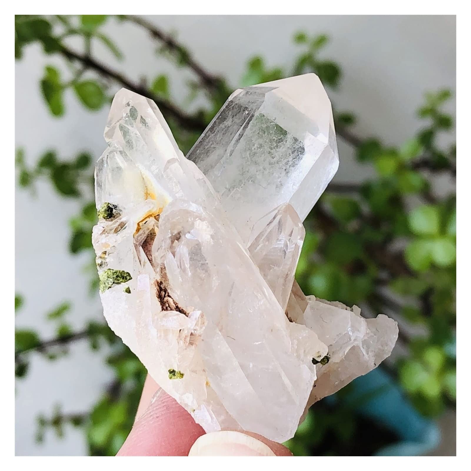 Amazon.co.jp: 天然水晶の原石 1PC ナチュラルクリアクリスタル