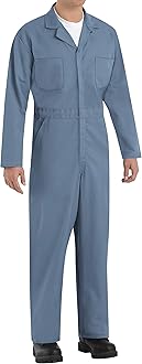 Red KapMen's Twill Action Back Coverall