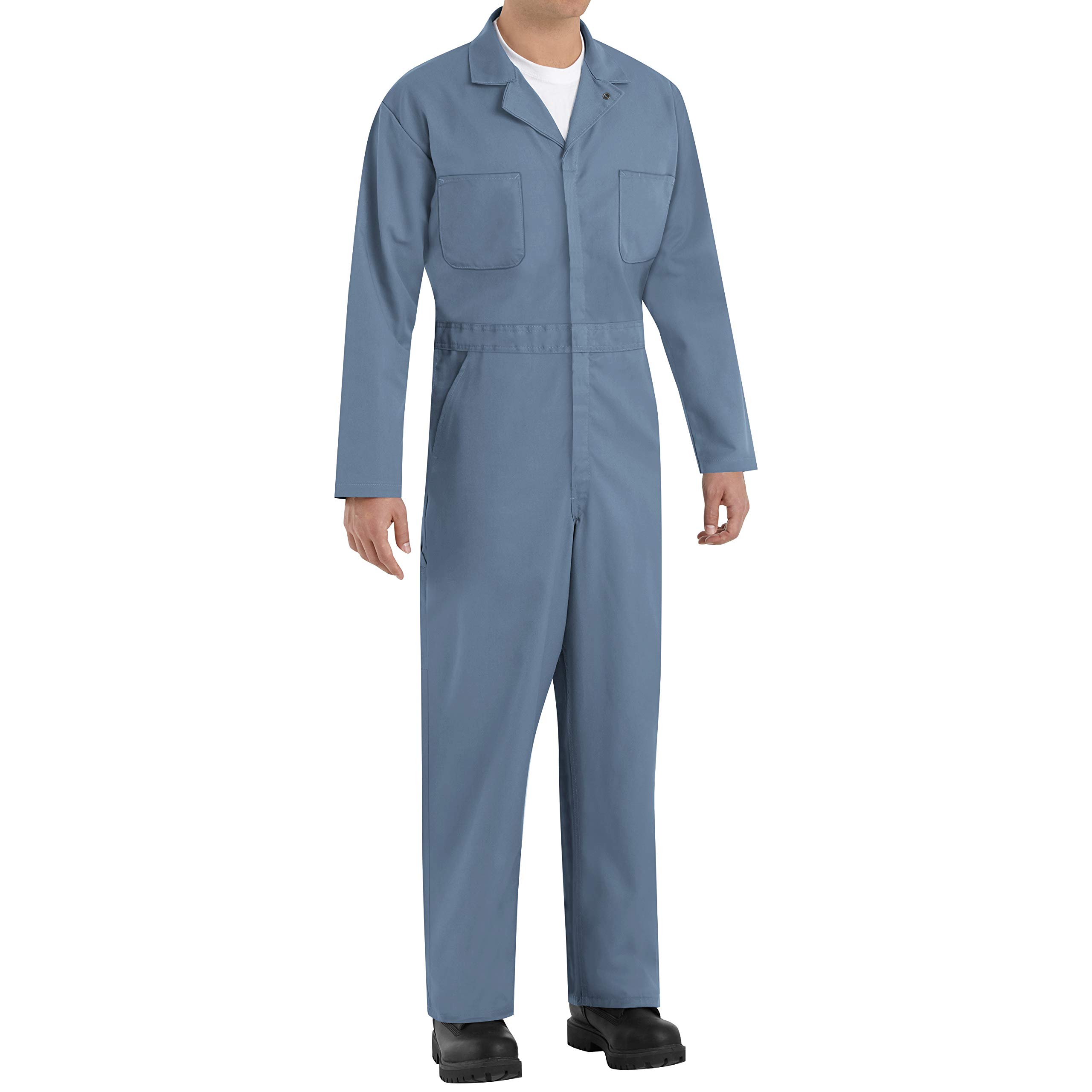 Red KapMen's Twill Action Back Coverall with Chest Pockets Work Utility Outerwear