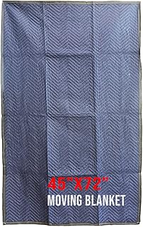 BOXER 45 in x 72 in Non-Woven Universal Moving Blanket, Multipurpose, 1-Piece, Lightweight, Blue Color, Scratch Protection...