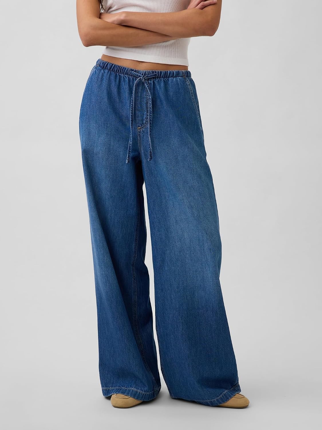 Gap Women's Pull-on Baggy Denim Jean