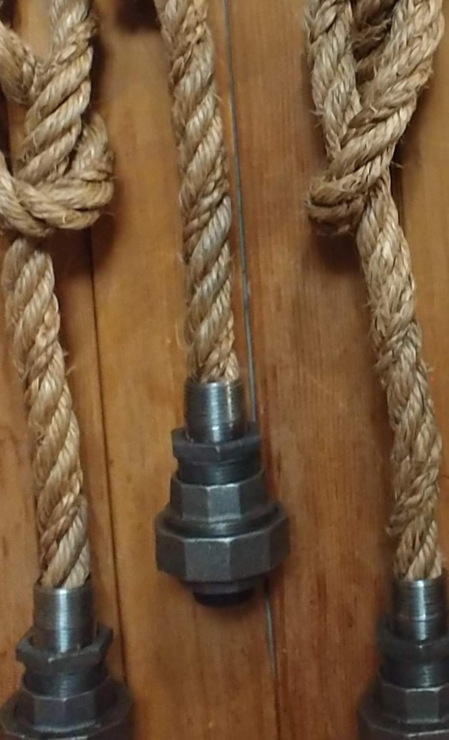 Amazon.com: Industrial Pendant Rope Light, Hanging Rope Pendant Light ...