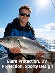 PUKCLAR Polarized Sports Sunglasses Men&Women TR90 UV400 CAT.3 Protection for Outdoor Activities Running Cycling Driving Golf