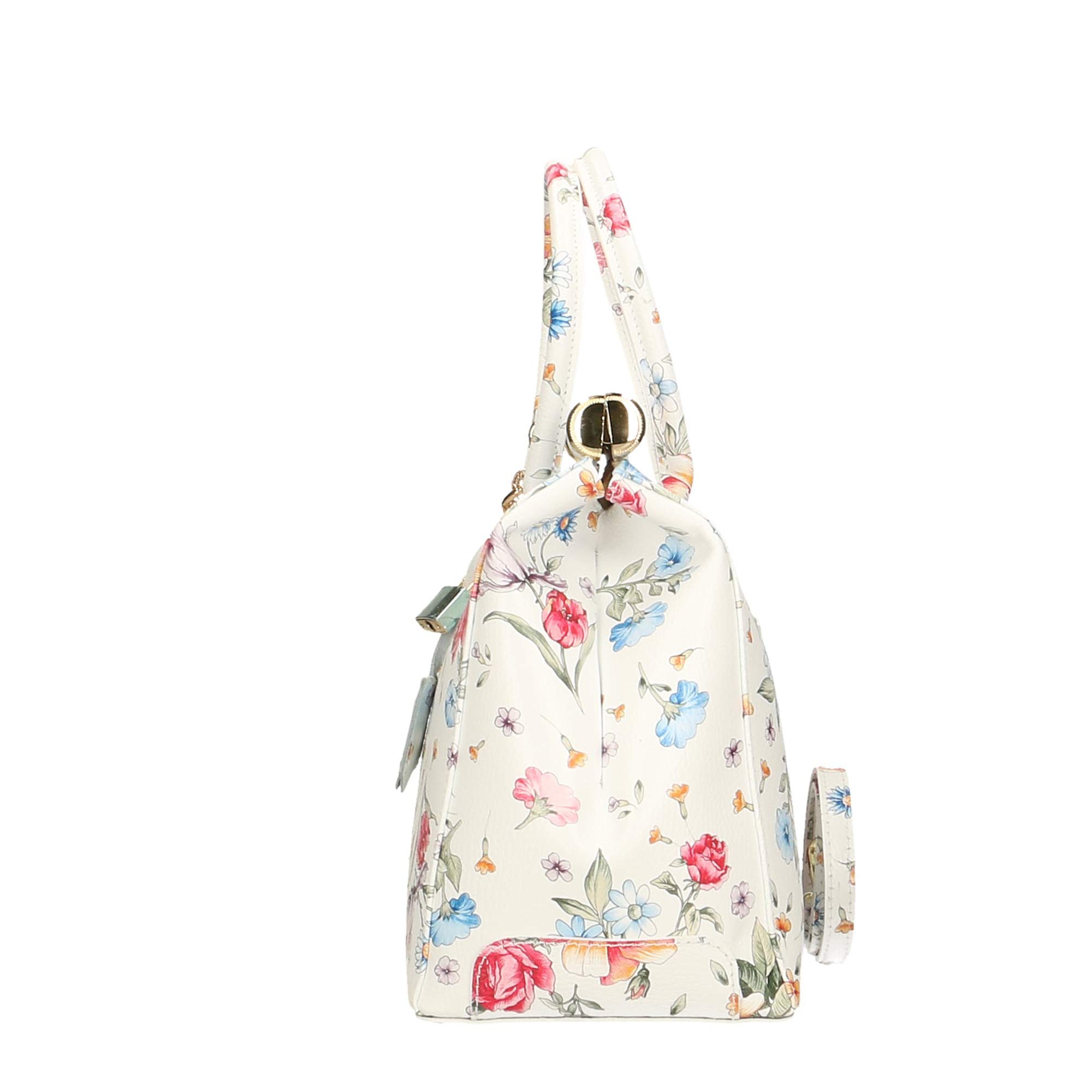 Chicca Borse Bag Borsa Bauletto a Mano in Pelle Made in Italy 35x22x15 cm