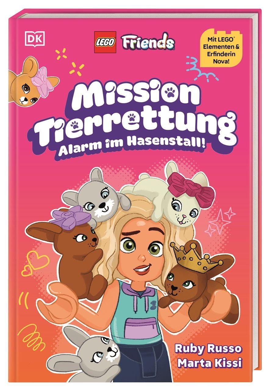 LEGO® Friends Mission Tierrettung - Alarm im Hasenstall!: Mit LEGO® Elementen und Erfinderin Nova!: Mit LEGO Elementen und Erfinderin Nova! LEGO Lesen & Spielen Buch für Kinder ab 6 Jahren