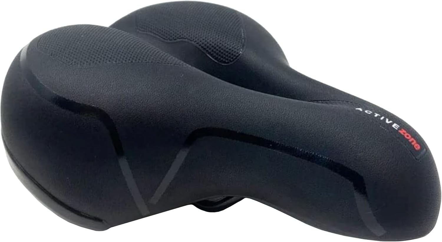 Bakcou - Oversized Universal Fit Comfort Bike Seat - Plush Padding, Dual Spring Suspension, Easy Install, 8" Wide, 10" Long, 3.5" Thick