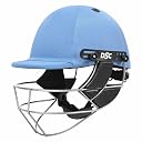 DSC DEFENDER Cricket Helmet for Men & Boys (Adjustable Steel Grill | Back Support Strap | Light Weight | size:Small (Sky Blue) gallery image