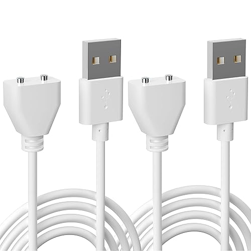 Bicmice Cable de carga magnético USB DC de repuesto, paquete de 2 (0.236 in0.24 pulgadas)