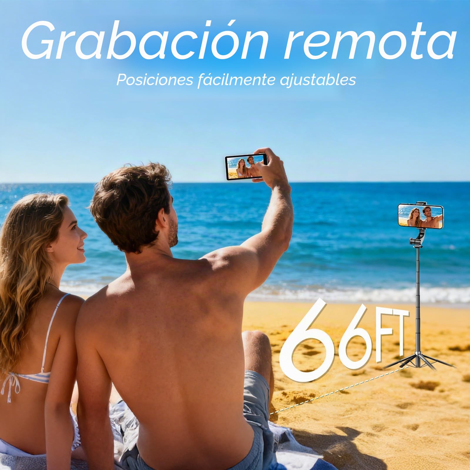 Monitor Selfie Magnético 4K para Cámara Trasera de Smartphone | Espejo para iPhone y Android, Control por Botón, Pantalla 4.02", Batería 3.5H, WiFi Dual, Carga USB-C Vlog Pantalla