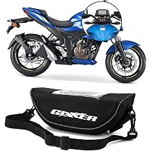 For GIXXER 250 SF JIXXER 150 125 SF250 Motorcycle Handlebar Storage Bag Waterproof Dustproof Steering Wheel Navigation Bag Travel Handlebar Bag Bike Accessories GIXXER