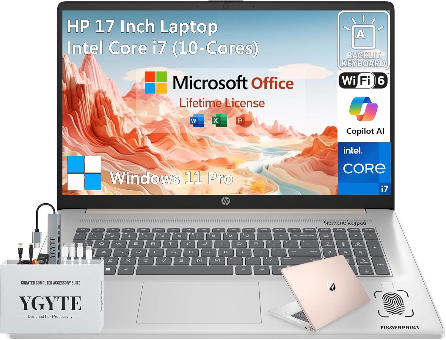 2025 HP 17 Inch Touchscreen Laptop Computer,17.3 HD+...