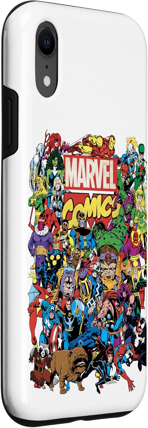 iPhone XR Marvel Comics Group Shot Case