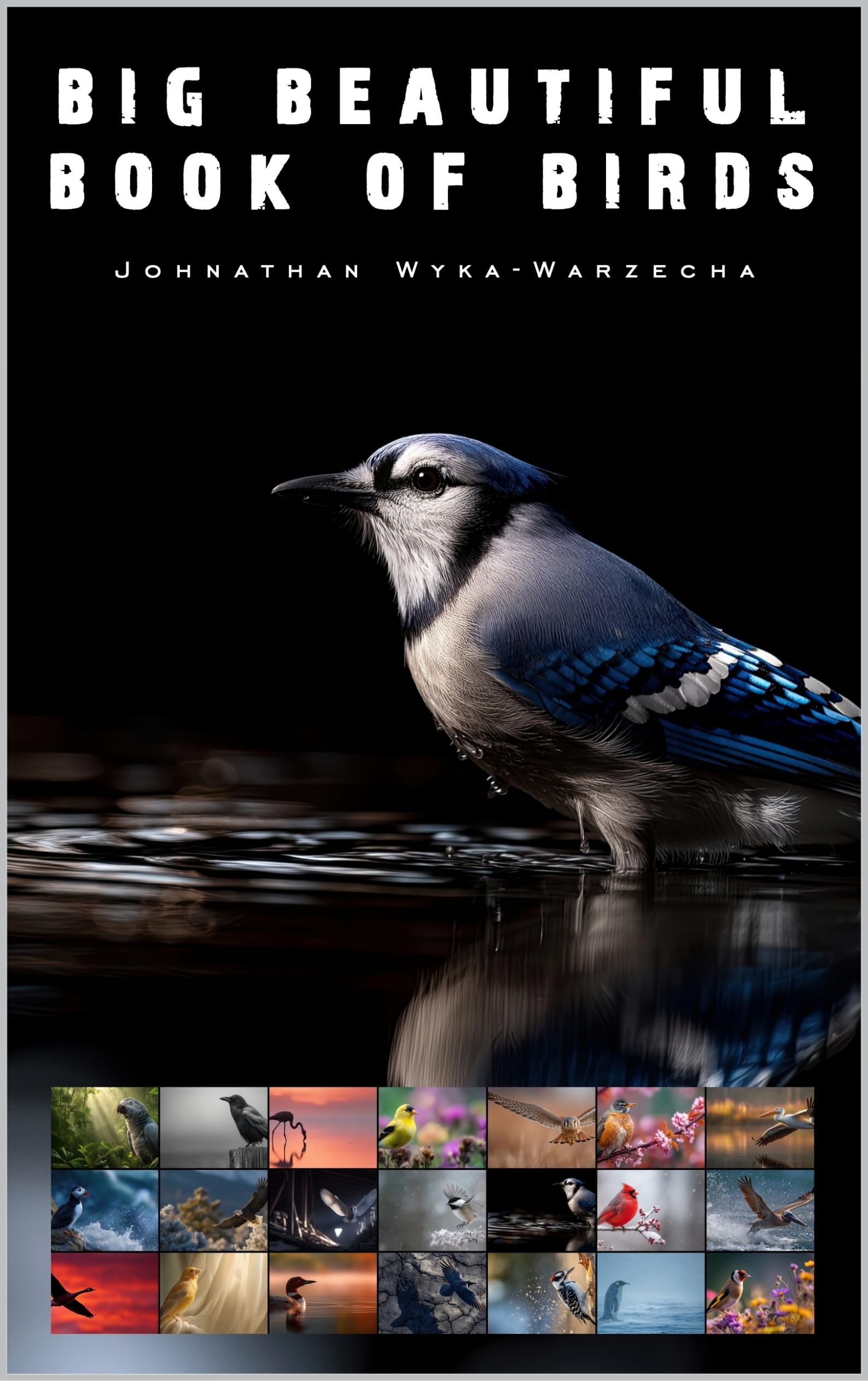 Beau livre photos d'oiseaux sauvages grand format double page premium
