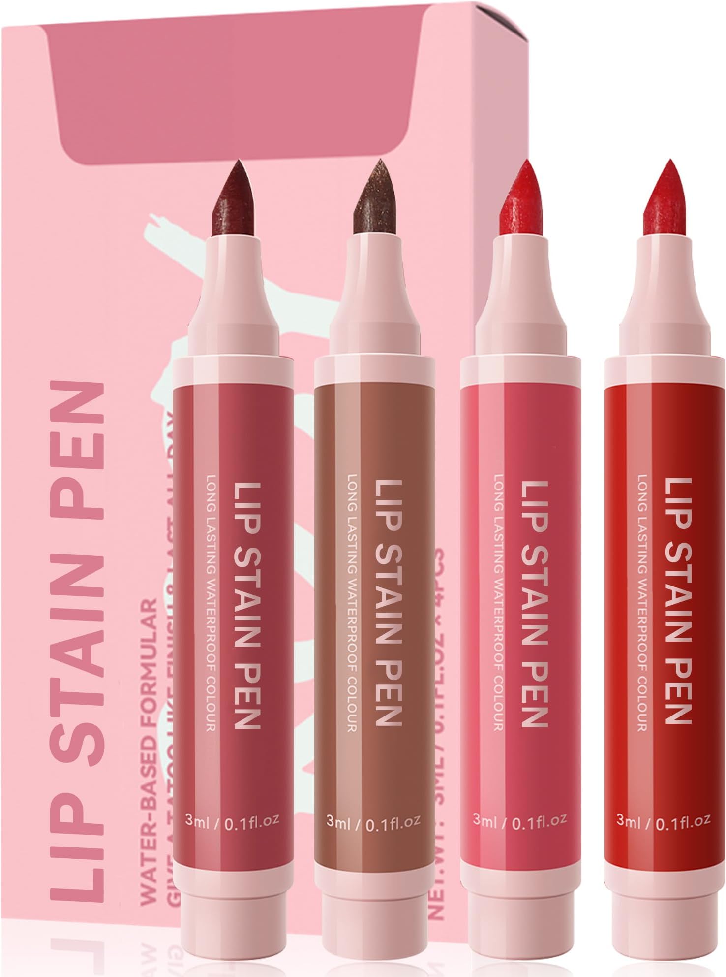 Stackable Lip Pen Amazon.com : Lip Stain Liner Pen Set-4 Pcs Hydrating Lip Stain Lip ...