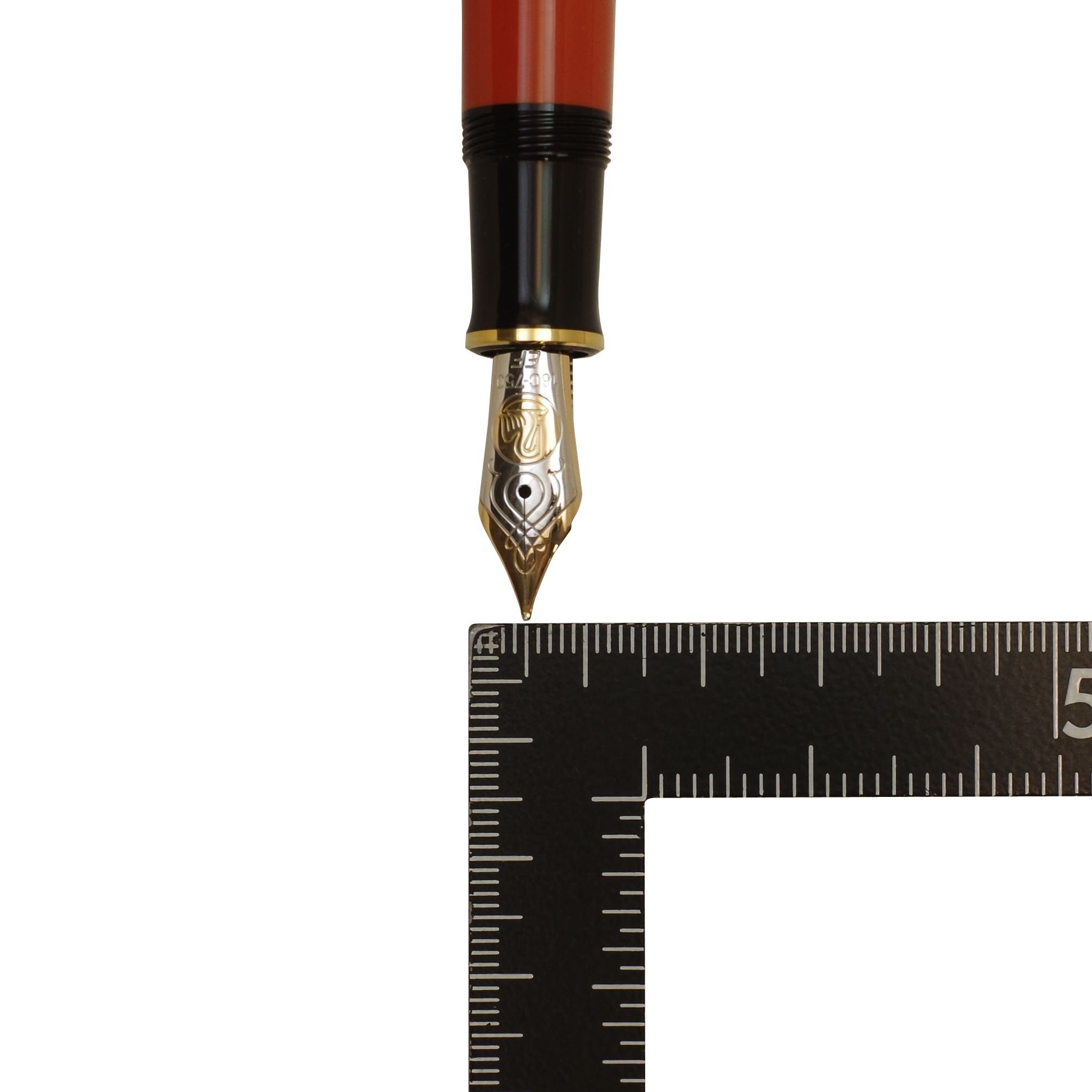 ペリカン　M800　万年筆　バーントオレンジ　限定 新品)Pelikan ペリカン 万年筆 スーベレーン M800 グリーン