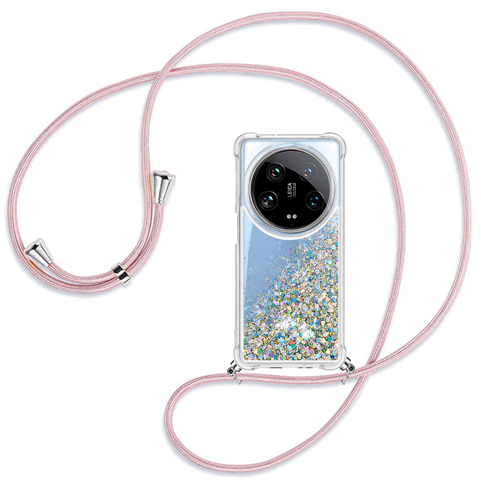 Custodia Con Cordino Per Xiaomi Redmi 14C/Poco C75 - TPU Trasparente Antiurto | Verde - Foto 12