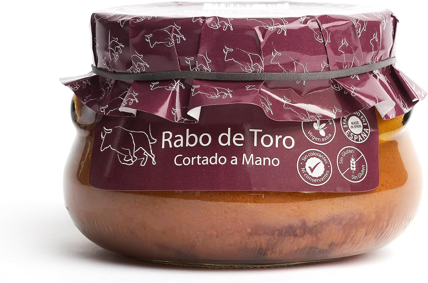 Confezione Gourmet 6. Coda alla vaccinara in umido 640gr + Guanciale vino bianco 440gr + Lumache salsa 550gr + Zamponi maiale salsa porcini 610gr + Trippa salsa prosciutto, chorizo 560gr + AOVE 500ml