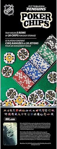 Miniatura 17 de Masterpieces NHL - Fichas de póquer unisex para adultos, 100 piezas